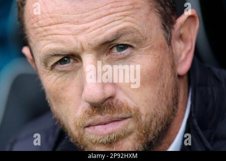 Manager von Derby County, Gary Rowett - Norwich City gegen Derby County, Sky Bet Championship, Carrow Road, Norwich - 28. Oktober 2017. Stockfoto