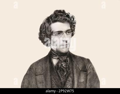 Mathew B. Brady, 1823-1896, früher amerikanischer Fotograf, digital restauriert Stockfoto