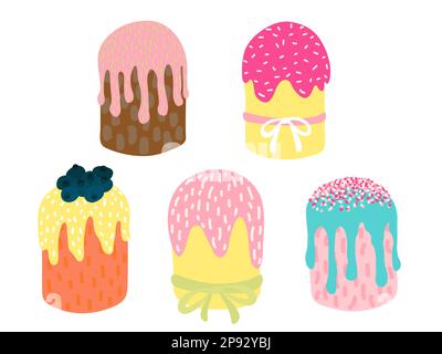 Ostergebäck-Set Stock Vektor