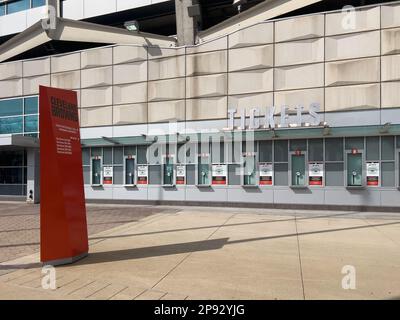 Im FirstEnergy Stadium finden die Cleveland Browns der NFL sowie andere Sport- und Unterhaltungsveranstaltungen statt. Stockfoto