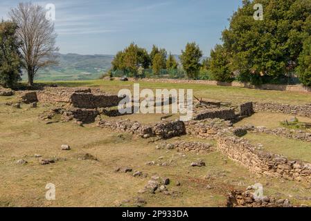 Etruskische Akropolis in Volterra, Italien Stockfoto