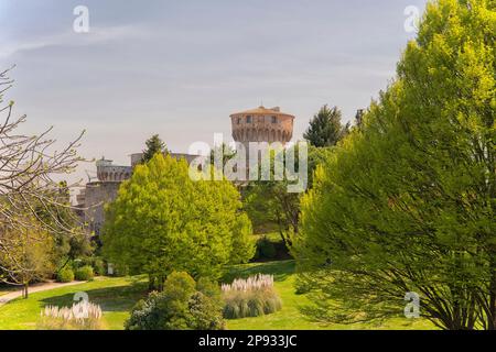 Etruskische Akropolis in Volterra, Italien Stockfoto