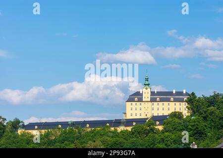 Fulnek, Burg Fulnek in Moravskoslezsky, Mährisch-Schlesische Region, Mährisch-Schlesische Region, Tschechisch Stockfoto