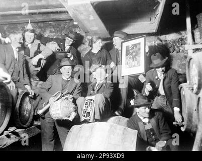 Südtiroler aus dem Ulten-Tal um 1930 bis 1950 Stockfoto