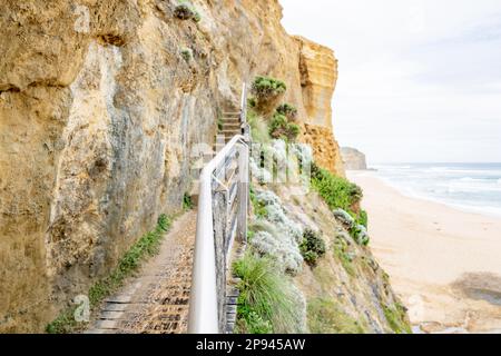 Gibson Steps, Port Campbell, Great Ocean Road, Victoria, Australien Stockfoto