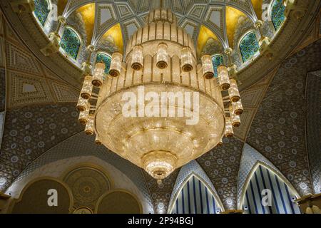 ABU DHABI, VAE. 20. Oktober 2022. Blick von innen auf Qasr Al-Watan, den Präsidentenpalast in Abu Dhabi, Vereinigte Arabische Emirate. Kredit: Ant Palmer/Alamy Stockfoto