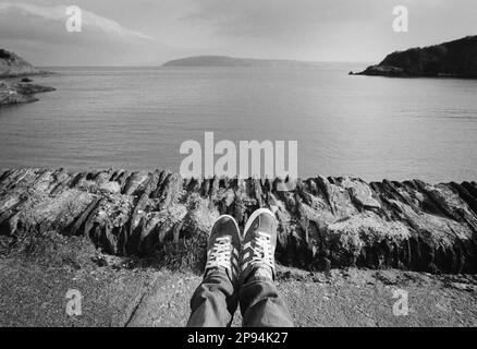 Foto: © Jamie Callister. St. Brynach's Church, Pembrokeshire, Südwestwales, 13. Februar 2023 Stockfoto