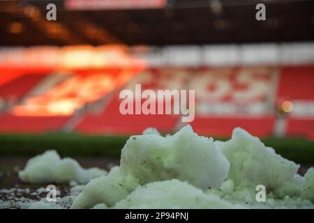 Stoke on Trent, Großbritannien. 10. März 2023. Allgemeiner Überblick über das bet365. Stadion vor dem Sky Bet Championship-Spiel Stoke City vs Blackburn Rovers im bet365 Stadium, Stoke-on-Trent, Vereinigtes Königreich, 10. März 2023 (Foto von Ben Roberts/News Images) in Stoke-on-Trent, Vereinigtes Königreich, am 3./10. März 2023. (Foto: Ben Roberts/News Images/Sipa USA) Guthaben: SIPA USA/Alamy Live News Stockfoto