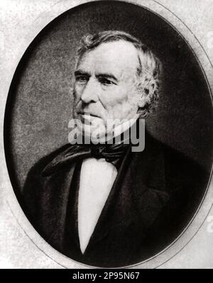 Zachary Taylor ( 1784 - 1850 ) , 12. Präsident der Vereinigten Staaten vom 4. März 1849 bis 9. Juli 1850 . Foto von Matthew Brady . Presidente della Repubblica - USA - Rituto - Portrait - Cravatta - Krawatte - Halsband - colletto - VEREINIGTE STAATEN - UNITI --- Archivio GBB Stockfoto