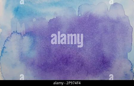 Handgemalte Aquarelle abstrakter Aquarellhintergrund, Vektordarstellung Stock Vektor