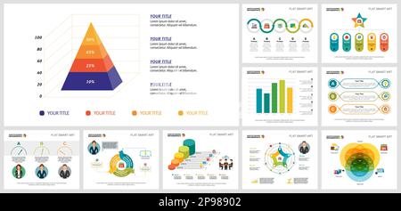 Collage kreativer Personalinformationsdesigns Stock Vektor