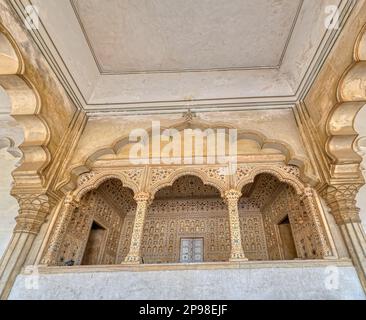 Arga Fort, öffentliche Halle, UNESCO-Weltkulturerbe in Indien Stockfoto