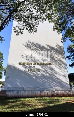 Brasília, Bundesbezirk, Brasilien – 03052023: Brasilianisches Ministerium für Landwirtschaft und Viehzucht. Stockfoto