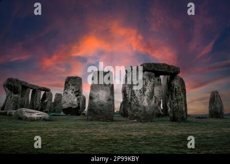 Stonehenge, Salisbury, England Stockfoto