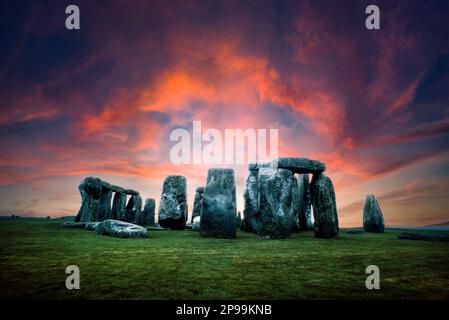 Stonehenge, Salisbury, England Stockfoto