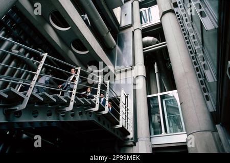 Lloyd's vom London Insurance Building, London, England Stockfoto