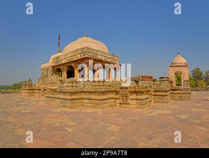 Historische Überreste des Harshat Mata Tempels in Abhaneri Indien Stockfoto