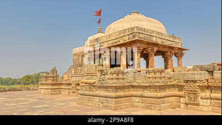 Historische Überreste des Harshat Mata Tempels in Abhaneri Indien Stockfoto