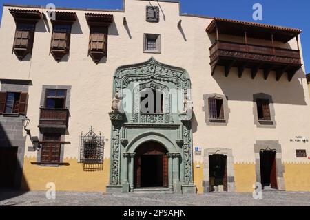 Kolumbianische Bibliothek im Kolumbus-Haus, Gran Canaria, Spanien, Las Palmas Stockfoto