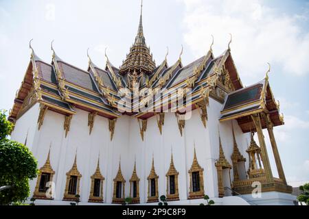 Dusit Maha Prasat Hall in der Gegend von Wat Phra Kaew, oder Tempel des Emeral Buddha, Bangkok Stockfoto