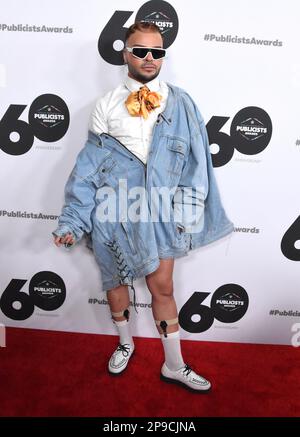 Beverly Hills, Kalifornien, USA 10. März 2023 Drag Performer Vanessa Vanjie Mateo, alias Jose Cancel nimmt am 10. März 2023 an den 60. Annual International Cinematographers Guild Publists Awards im Beverly Hilton Hotel in Beverly Hills, Kalifornien, USA Teil. Foto: Barry King/Alamy Live News Stockfoto