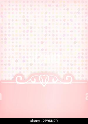 Vorlage für Kalligrafierahmen für Grußkarten oder Einladungen Stock Vektor