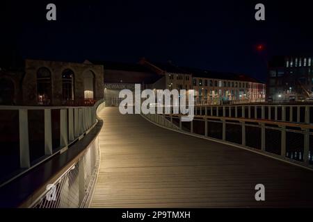 Bad in der Nacht Stockfoto