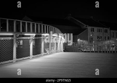 Bad in der Nacht Stockfoto