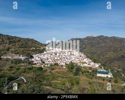 Gemeinde Cutar in der Region Axarquia in Malaga, Spanien Stockfoto