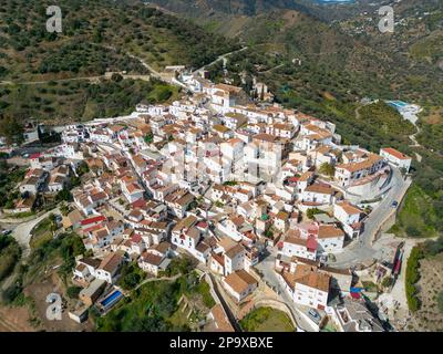 Gemeinde Cutar in der Region Axarquia in Malaga, Spanien Stockfoto