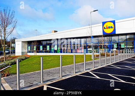 Lidle Store, Riverside, Stockton on Tees, Cleveland, England Stockfoto