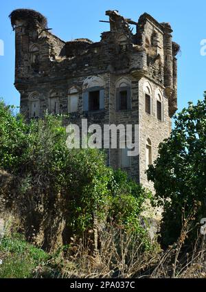 Das Arpaz Bey Mansion in Aydın, Türkei, wurde während der osmanischen Zeit erbaut. Stockfoto