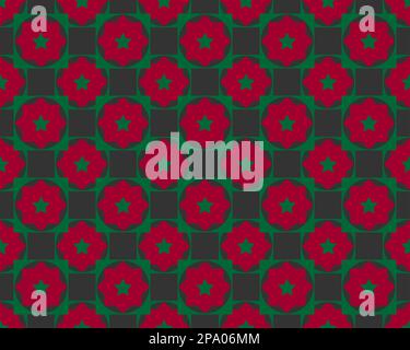 Trendige Vektormuster, nahtlos bunte Muster mit Pinselstrichen. Vektordarstellung Stockfoto