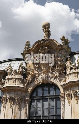 DRESDEN, DEUTSCHLAND. 27. Juli 2020. Architektonische Aussenansicht des Dresdner Zwinger. Kredit: Ant Palmer/Alamy Stockfoto