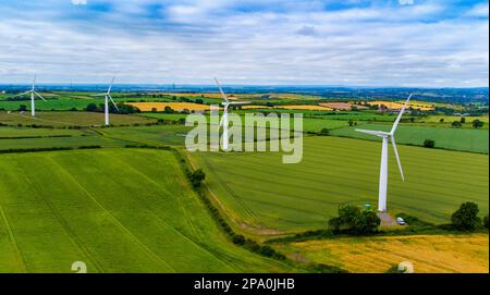 Trimdon Grange Windfarm Stockfoto