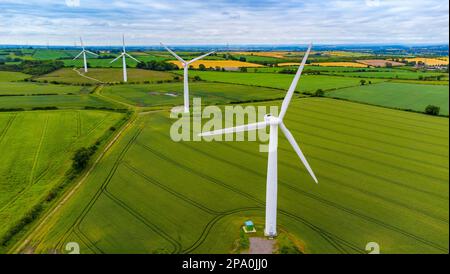 Trimdon Grange Windfarm Stockfoto