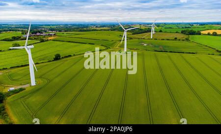 Trimdon Grange Windfarm Stockfoto