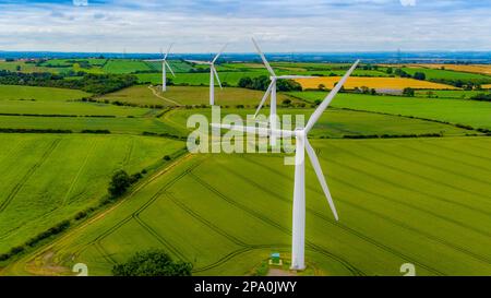 Trimdon Grange Windfarm Stockfoto