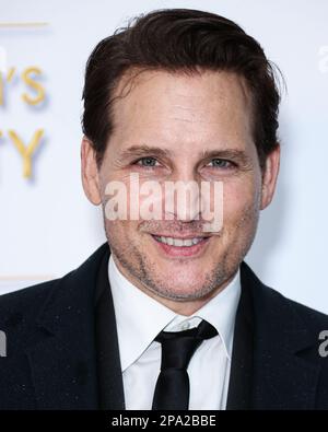 Bel Air, USA. 10. März 2023. BEL AIR, LOS ANGELES, KALIFORNIEN, USA - MÄRZ 10: Der amerikanische Schauspieler und Produzent Peter Facinelli trifft am 10. März 2023 auf der Oscar-Party 2023 von Darren Dzienciol und Richie Akiva in einer Privatwohnung in Bel Air, Los Angeles, Kalifornien, USA ein. (Foto: Xavier Collin/Image Press Agency) Kredit: Image Press Agency/Alamy Live News Stockfoto