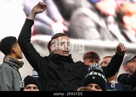 Hull City Fans vor dem Sky Bet Championship-Spiel Coventry City vs Hull City in der Coventry Building Society Arena, Coventry, Großbritannien, 11. März 2023 (Foto: Ben Roberts/News Images) Stockfoto