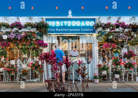 Mediterrano Restaurant, Naples, Florida, USA. Stockfoto