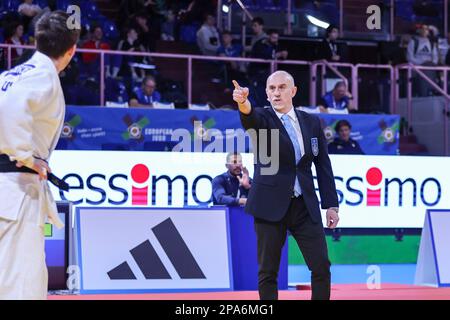 Rom, Italien. 11. März 2023. Schiedsrichter bei European Open (day1), Judo in Rom, Italien, März 11 2023 Kredit: Independent Photo Agency/Alamy Live News Stockfoto