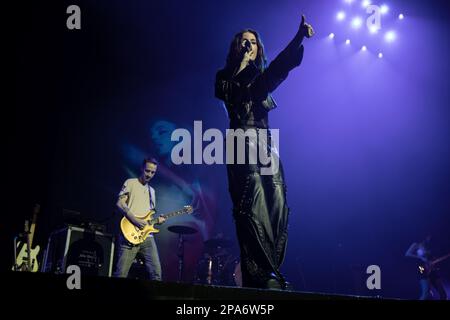 Fletcher live in der AO Arena Manchester UK am 10. märz 2023. Stockfoto