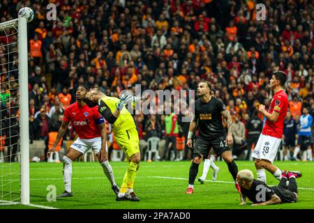 ISTANBUL, TURKIYE - 11. MÄRZ: Abdulkerim Bardakci von Galatasaray während des türkischen Super Lig Match zwischen Galatasaray und Kasimpasa in Nef Stadyumu am 11. März 2023 in Istanbul, Turkiye (Foto von/Orange Pictures) Stockfoto