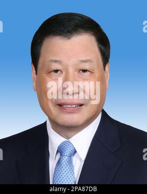 Peking, China. 11. März 2023. Ying Yong wurde auf der ersten Sitzung des 14. Nationalen Volkskongresses (NPC) in Peking, Hauptstadt Chinas, am 11. März 2023 zum Generalstaatsanwalt des Obersten Volksstaatsanwalts gewählt. Kredit: Xinhua/Alamy Live News Stockfoto
