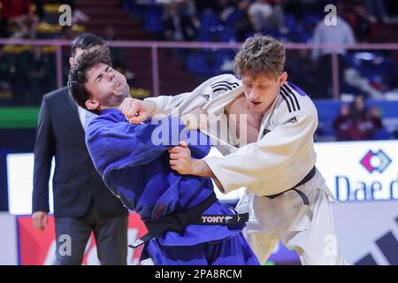 Rom, Italien. 11. März 2023. Mattia Miceli (Italien) vs Luca Caggiano (Italien) Kategorie -66kg bei European Open (day1), Judo in Rom, Italien, März 11 2023 Kredit: Independent Photo Agency/Alamy Live News Stockfoto