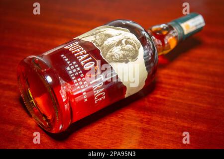 Buffalo Trace Whiskey Bourbon Kentucky. Stockfoto