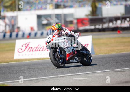 Daytona Beach, Florida, USA. 11. März 2023 Daytona 200 präsentiert von Monster Energy 2023 auf dem Daytona International Speedway in Daytona Beach, FL. Kredit: Yaroslav Sabitov/Yes Market Media/Alamy Live News Stockfoto