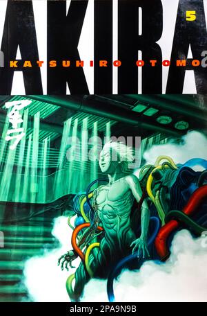 Manga Buchumschlag - AKIRA - 5 - Katushiro Otomo Stockfoto