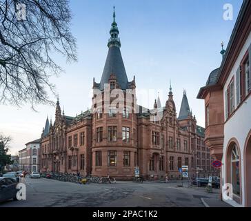 Heidelberger Universitätsbibliothek - Heidelberg, Deutschland Stockfoto